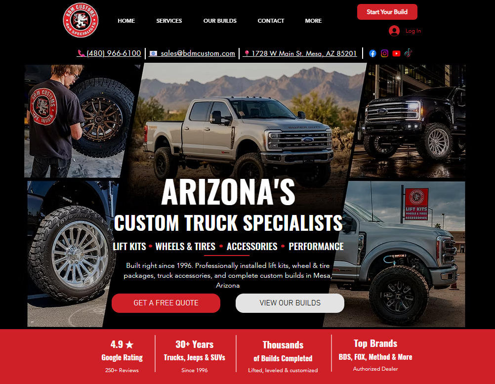 Website design and development