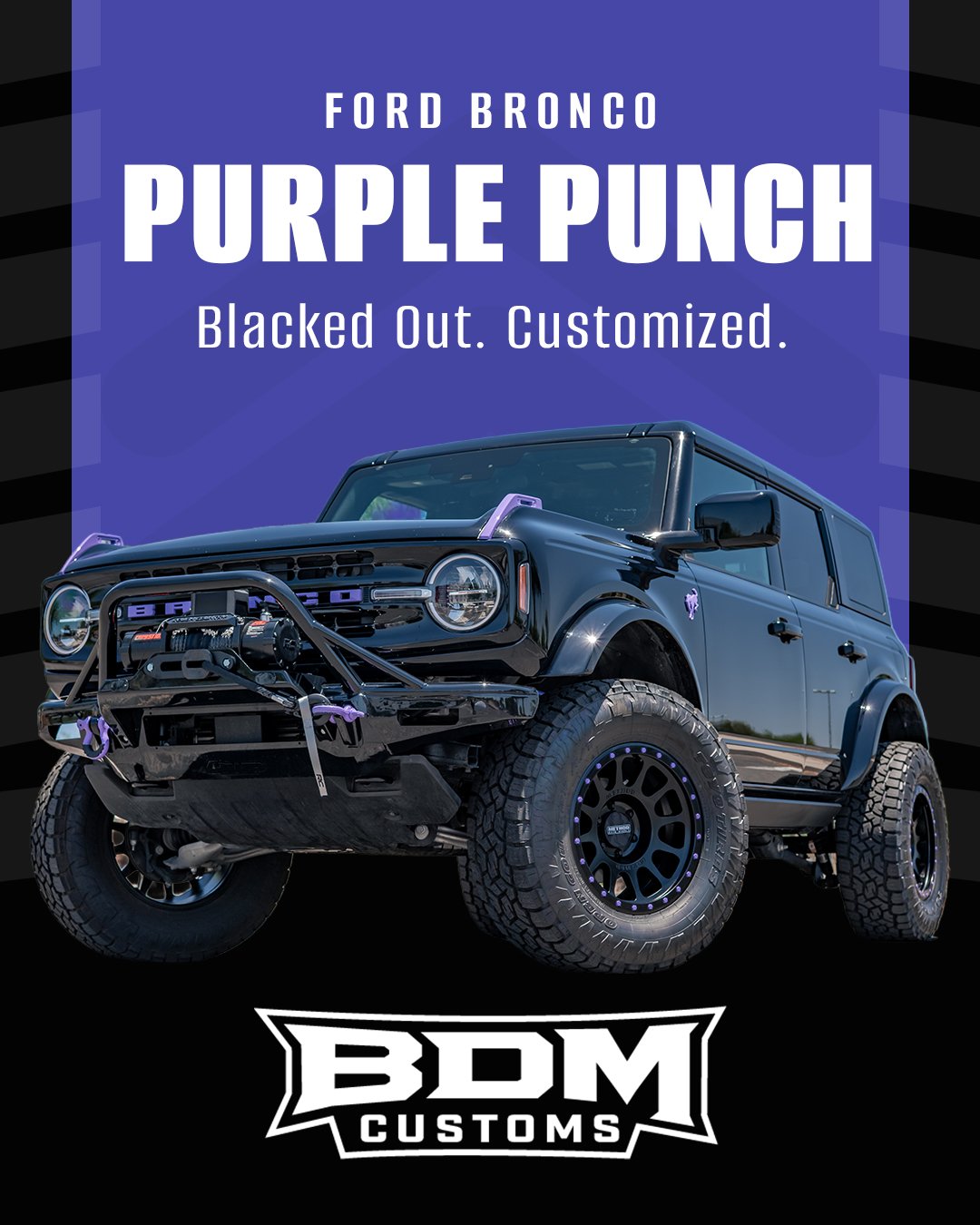 BDM Customs social media graphic