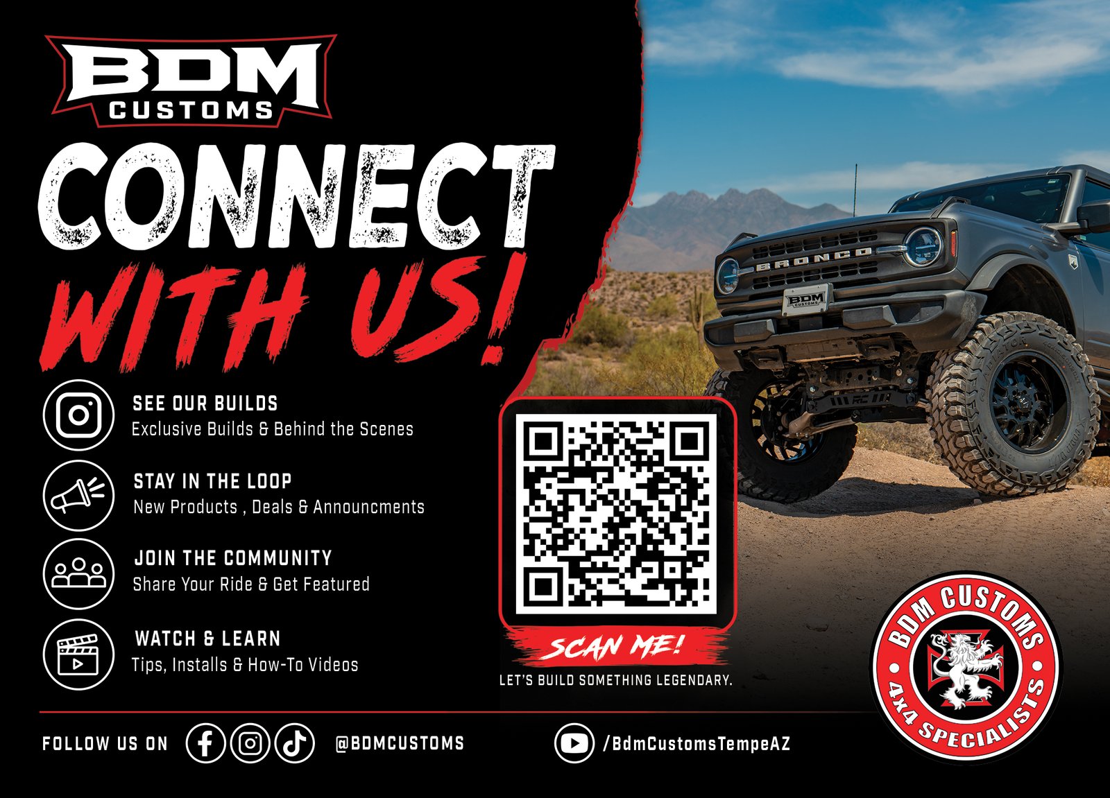 BDM Postcard Promo