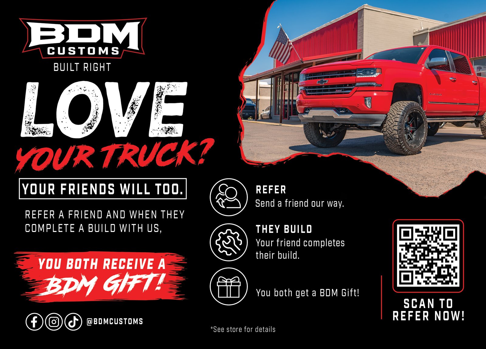 BDM Postcard Referral Promo